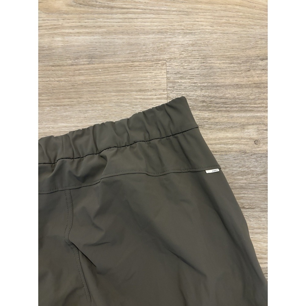 Vuori Women's Green Miles Ankle Athleisure Straight Cropped Pants See Measures - Picture 5 of 7
